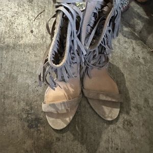 Steve Madden fringe heels